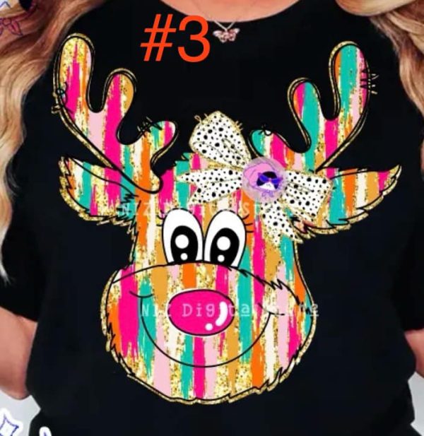 3 - Colorful Reindeer