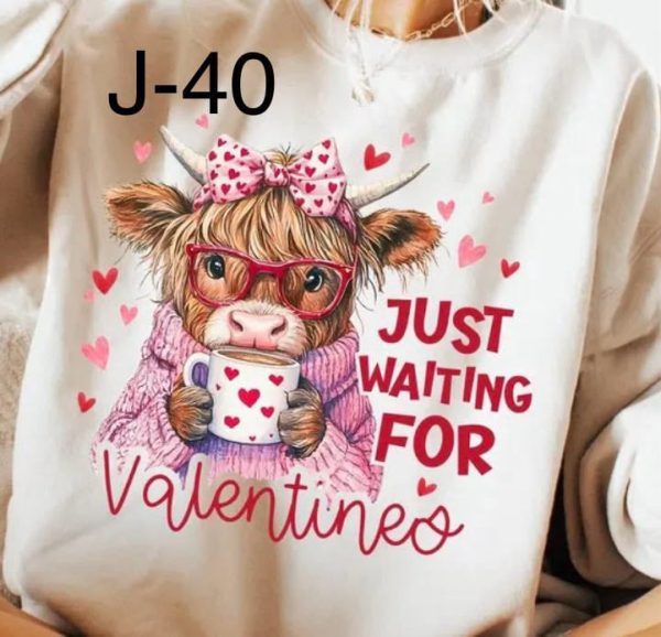 J-40 Just Waiting For Valentines  Heartland Cow