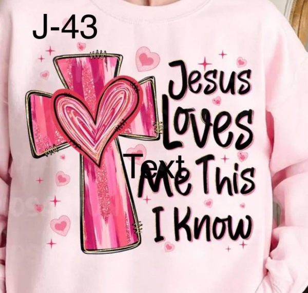 J-43 Jesus Loves Me, This I Know  Cross