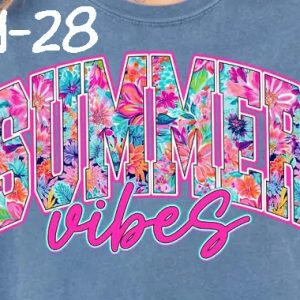 M-May-28 Summer Vibes Quilted Pattern