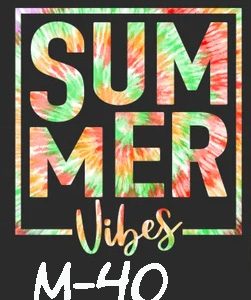 M-May-40 Summer Vibes Green- Orange