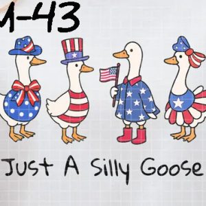 M-May-43 Just A Silly Goose  Four Geese
