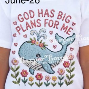 June-26 God Has Big Plans For Me  Whale