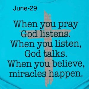 June-29 When You Pray God Listens