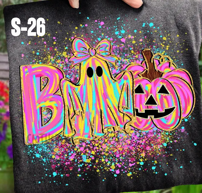 S-26 Boo Ghost Pumpkin Neon