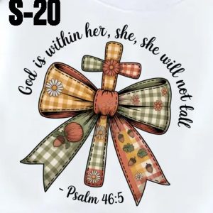 S-20 God Is Within Her She Will Not Fail Cross Bow