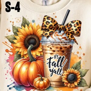 S-4 It's Fall Y'all  Pumpkin, Latte