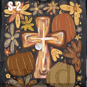 S-2 Cross With Pumpkins Abstract