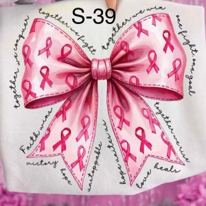 S-39 Breast Cancer Awareness Bow