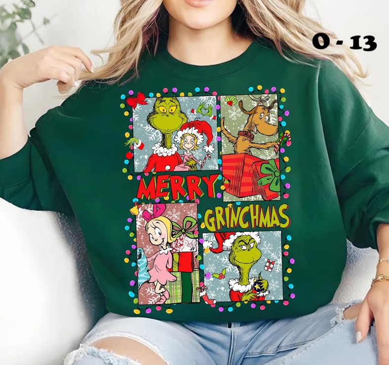 O-13 Merry Grinchmas Four Panel Whoville