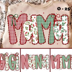 O-25 Mama Quilted Pattern  Personalized