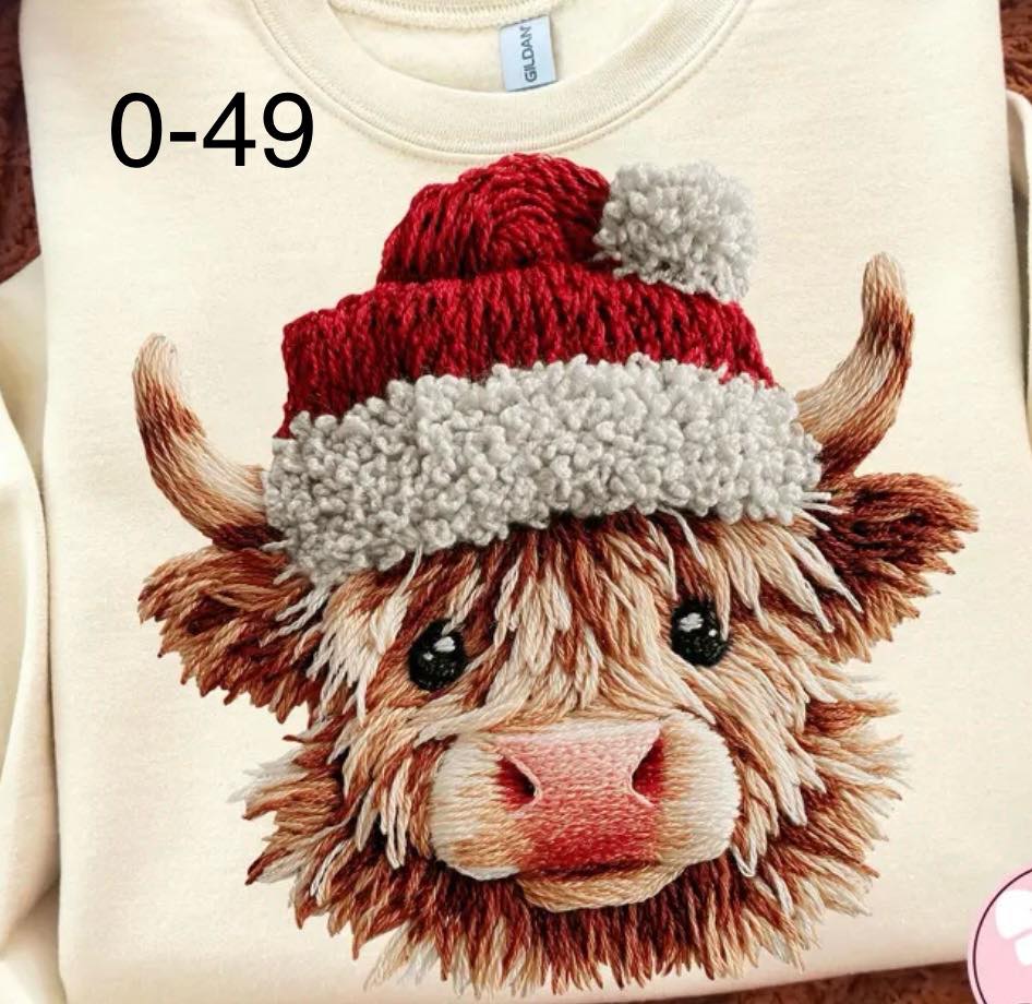 O-49 Highland Cow Faux Yarn