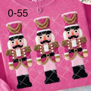 O-55 Three Nutcrackers Faux Yarn