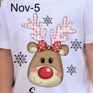 Nov-5 Female Reindeer Personalized