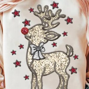 Nov-3 Glitter Reindeer