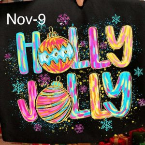 Nov-9 Holly Jolly Abstract