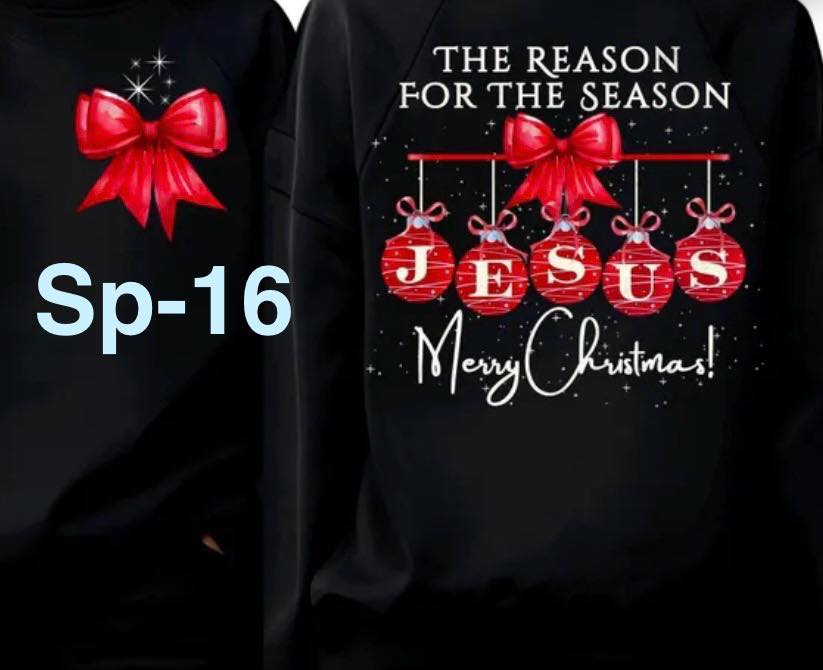 SP-16 The Reason For The Season Jesus Merry Christmas