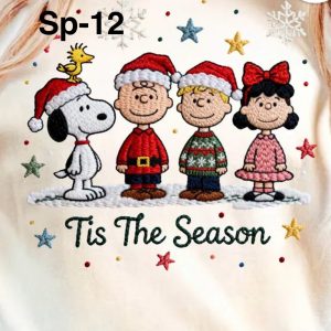 SP-12 Tis The Season Peanuts Gang Faux Yarn