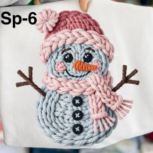 SP-6 Snowman Faux Yarn