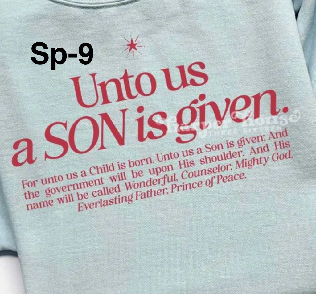 SP-9 Unto Us A Son Is Given