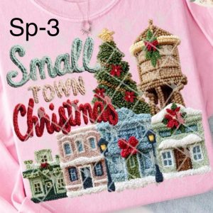 SP-3 Small Town Christmas  Faux Yarn