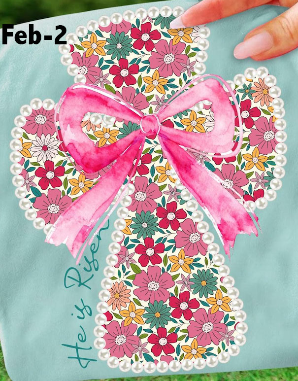 Feb-2 He Is Risen Cross