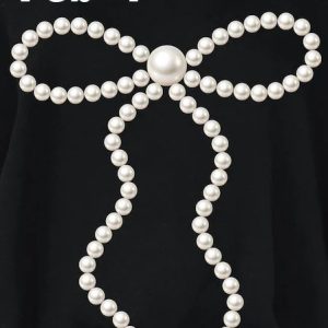 Feb-4 Ribbon Faux Pearls