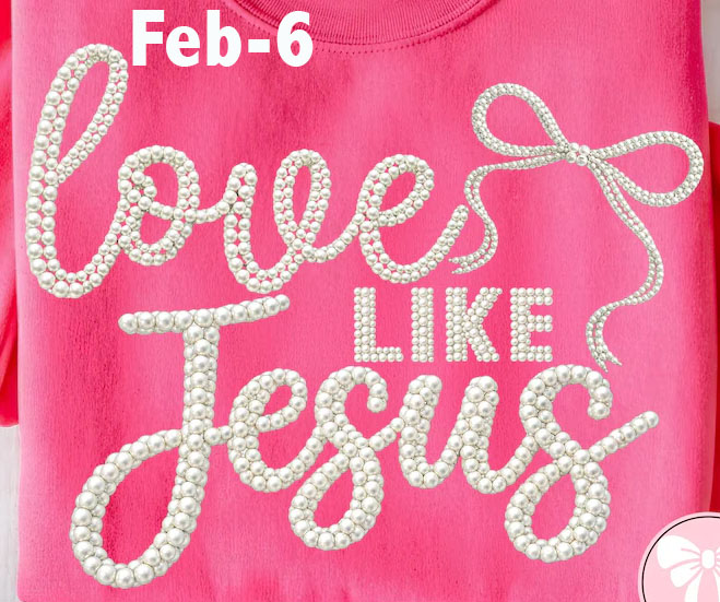 Feb-6 Loves Like Jesus Faux Pearls