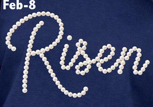 Feb-8 Risen Faux Pearls