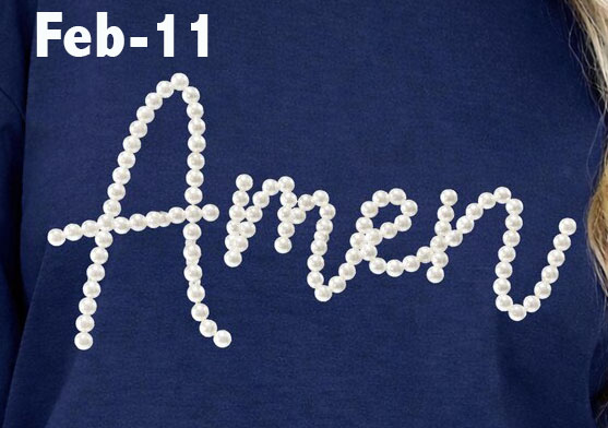 Feb-11 Amen Faux Pearls