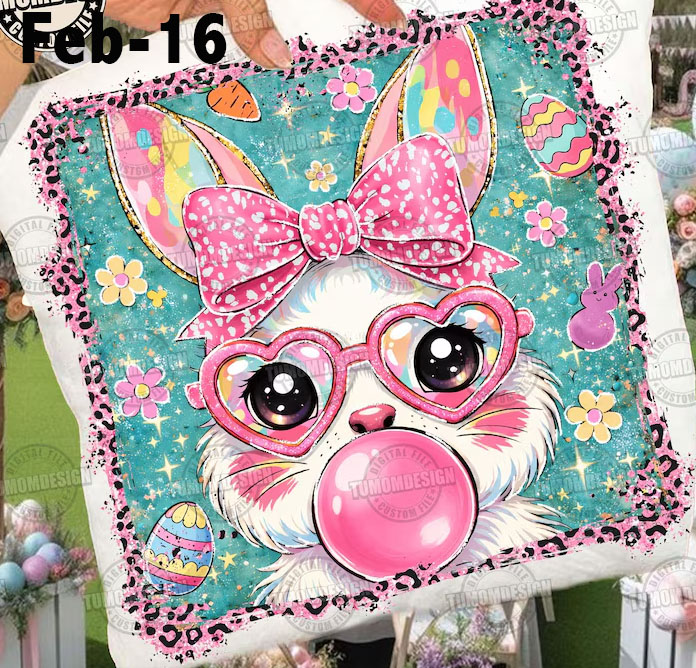 Feb-16 Female Bunny With Glasses Bow