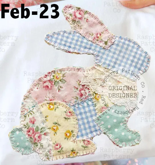 Feb-23 Bunny Quilted Pattern
