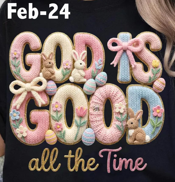 Feb-24 God Is Good All The Time
