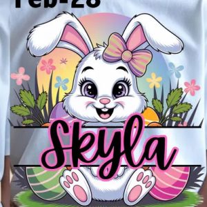 Feb-28 Female Easter Bunny Personalized