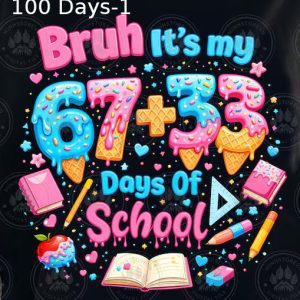 100 Days-1 Bruh It's My 67+33 Days Of School