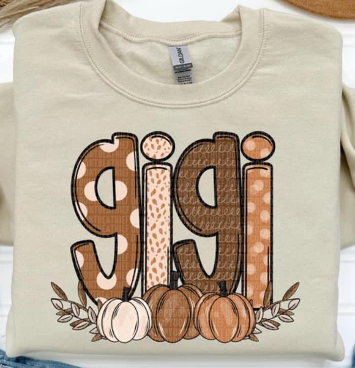 Mama With Pumpkins, Personalized - Image 6