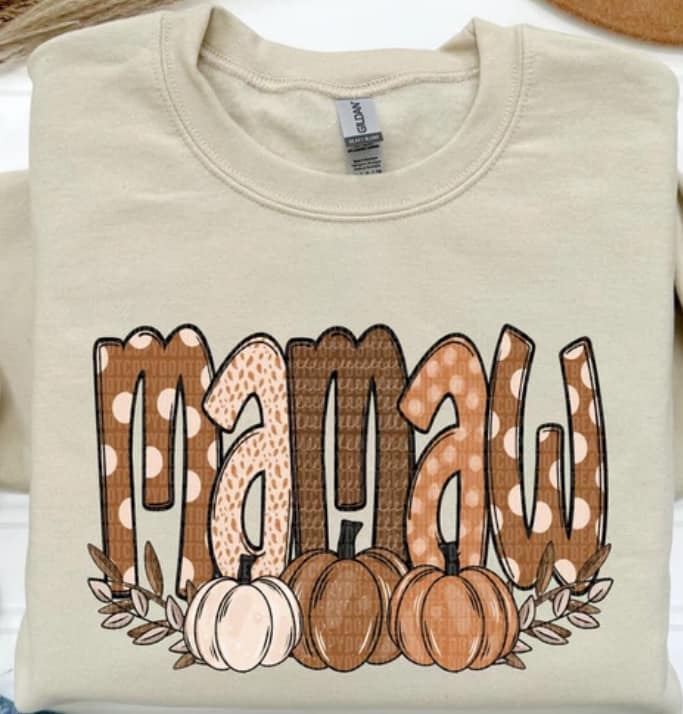 Mama With Pumpkins, Personalized - Image 5