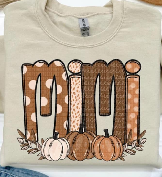 Mama With Pumpkins, Personalized - Image 4