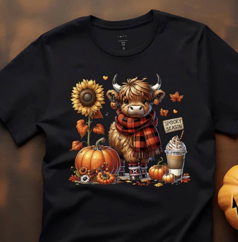 Spooky Season Highland Cow