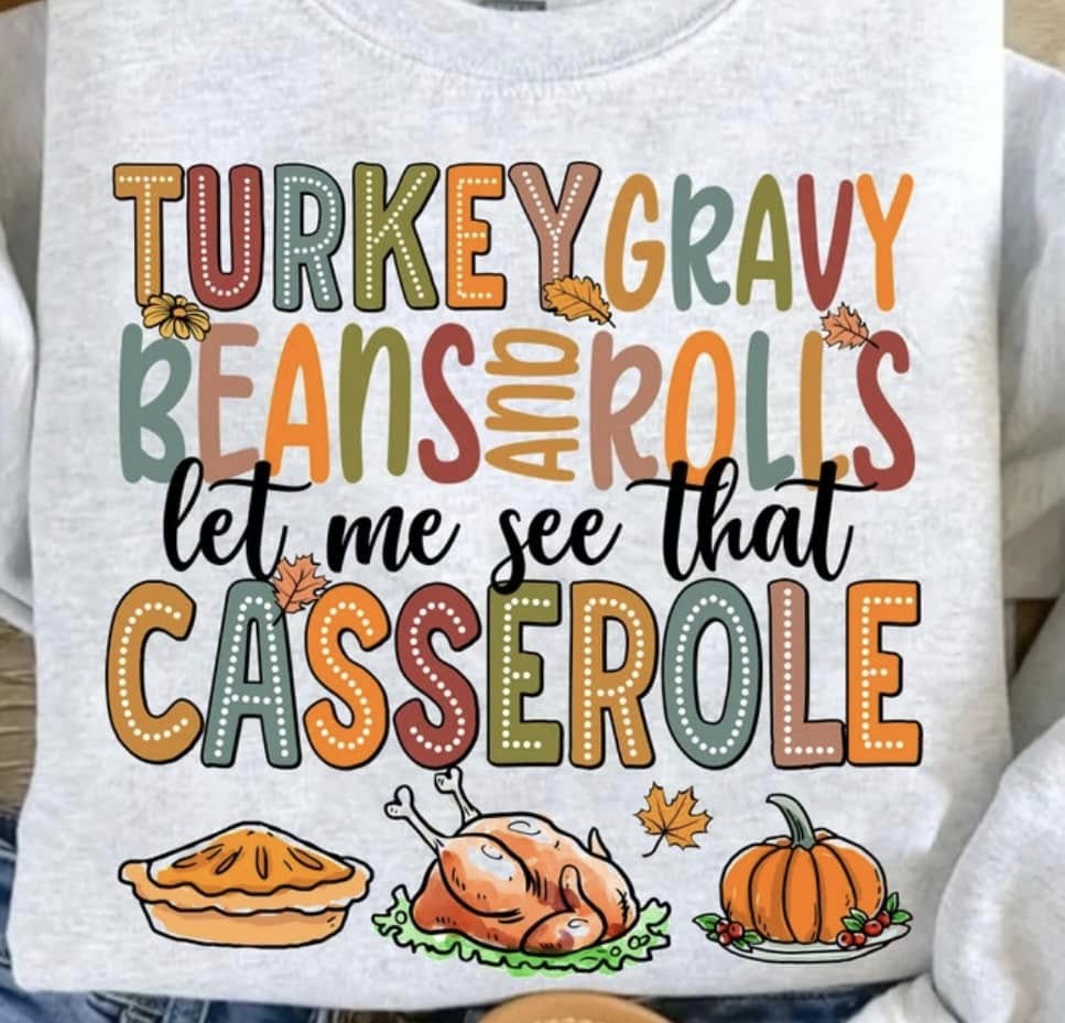Turkey Gravy Beans and Rolls