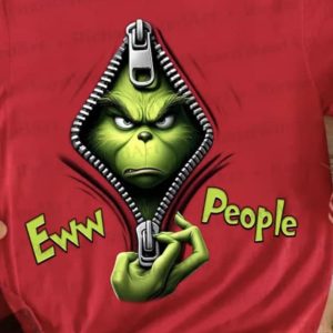 Eww People Grinch Zipper