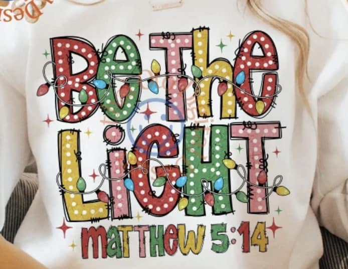 Be The Light Christmas Lights