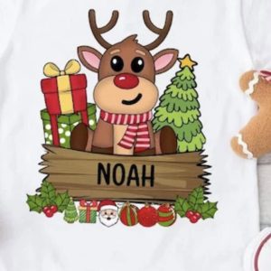 Boy Reindeer Personalized