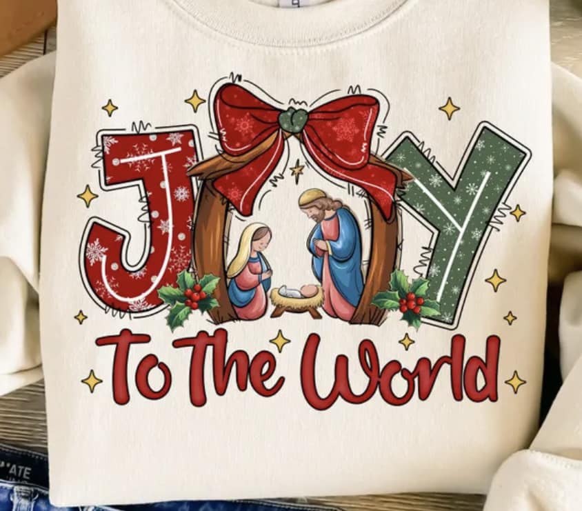 Joy To The World Natvity Scene
