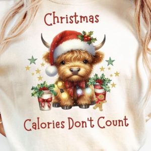 Christmas Caleries Don't Count  Highland Cow