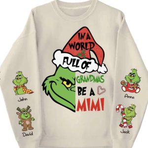 In A World Full Of Grandmas Be A Mimi  Grinch Presonalized