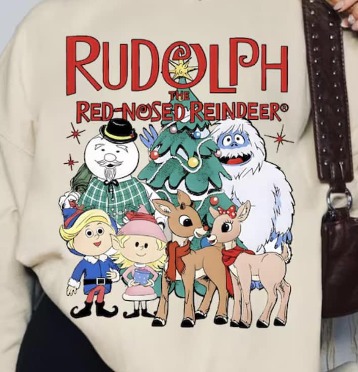 Rudolph Red Nosed Reindeer Retro
