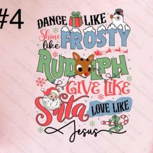 4 - Frosty Rudolph Santa Jesus