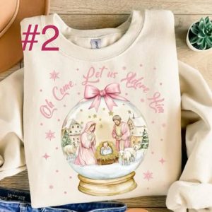 2 - Oh Come Let Us Adore Him Snowglobe
