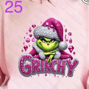 25 - Grinchy Pink Sparkly
